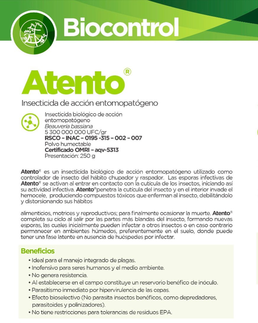 VENTA DE INSECTICIDA ATENTO... - Greenhouse Hydro Innovation