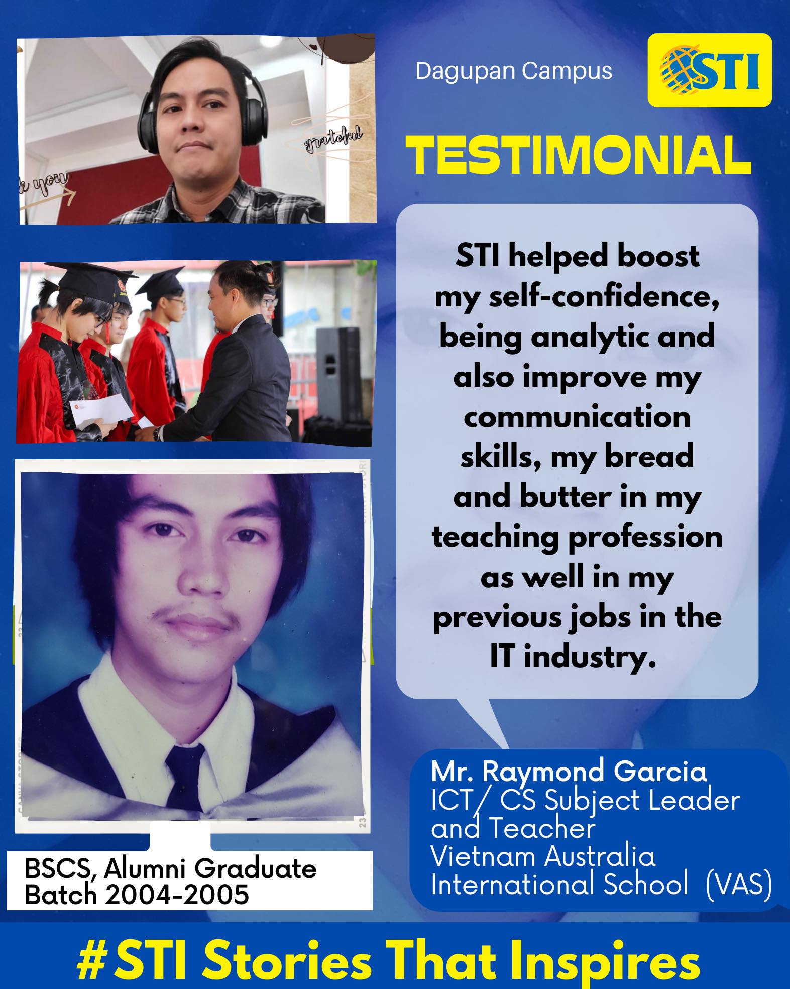 Raymond Garcia, BS Computer Science... - STI College Dagupan