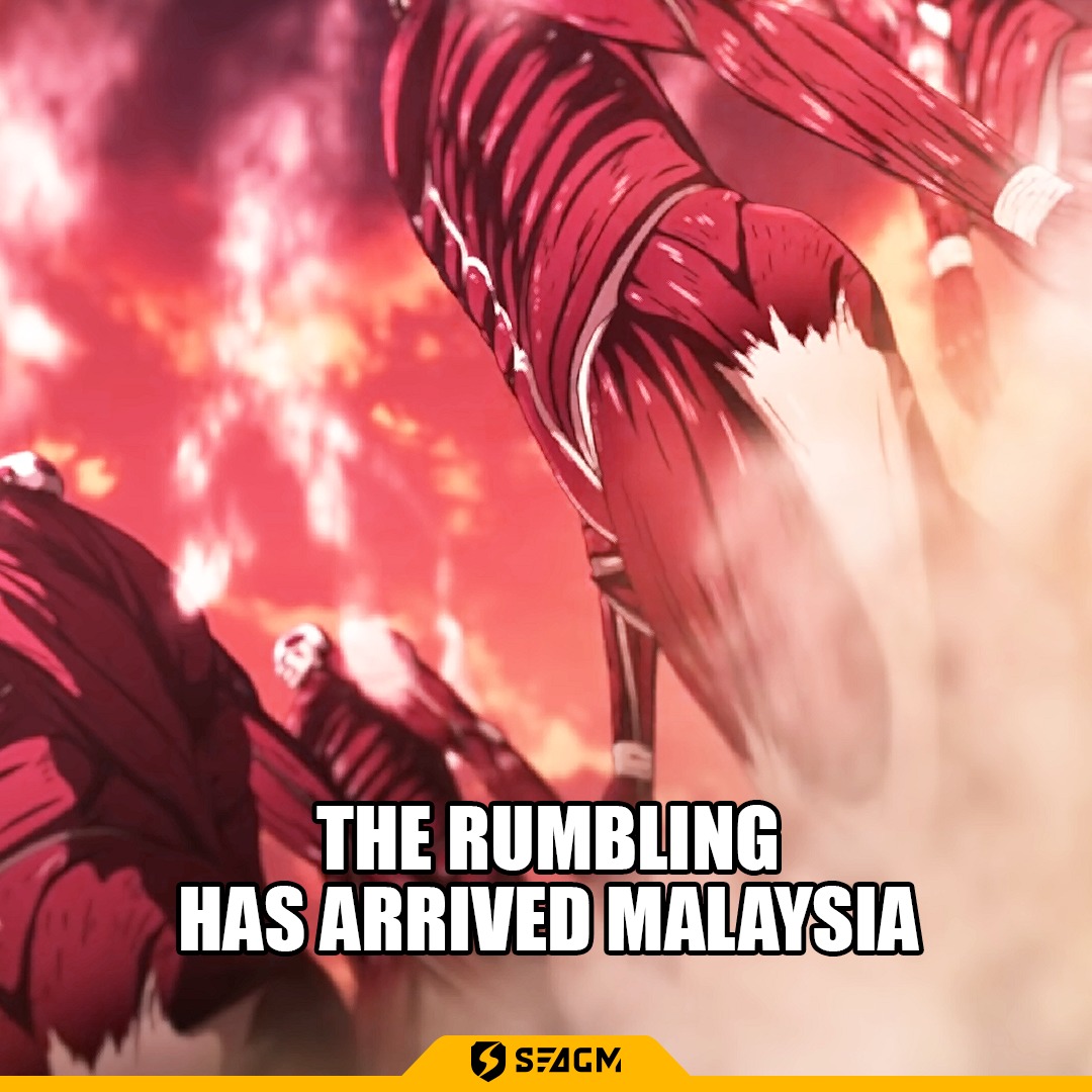 SEAGM - Eren Jaeger was not kidding. The rumbling is real.... | Facebook