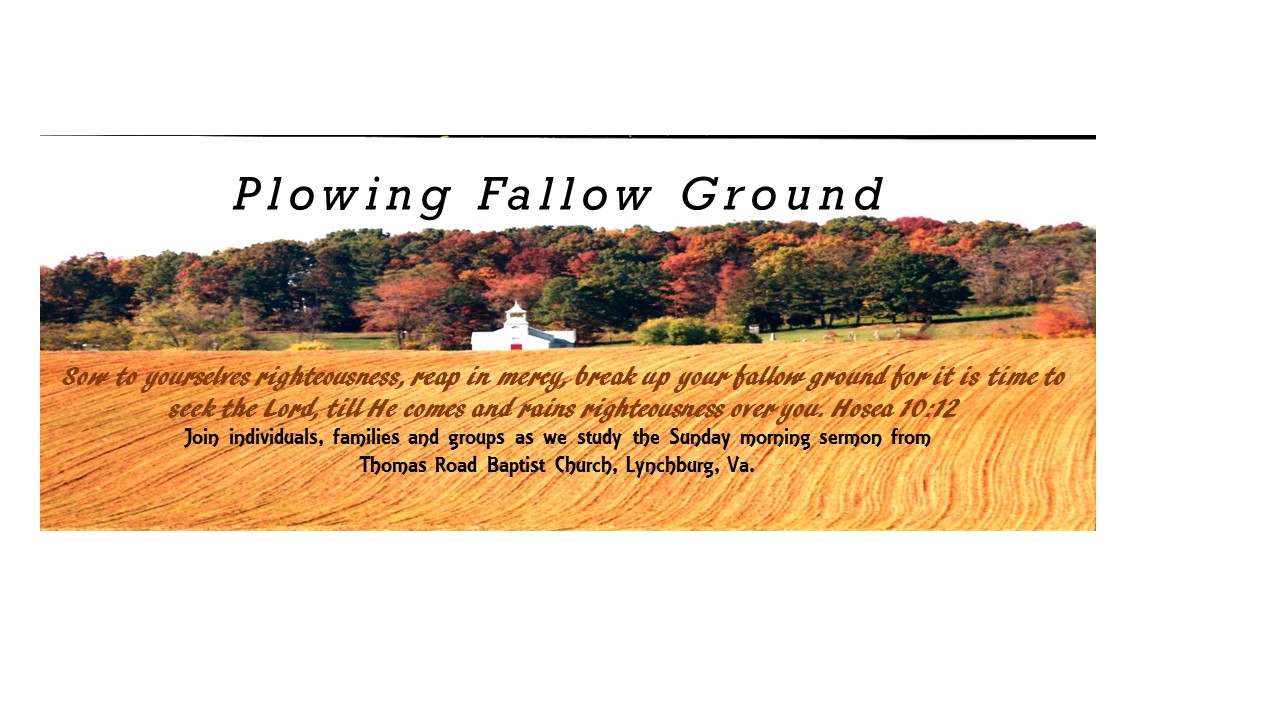 Plowing Fallow Ground