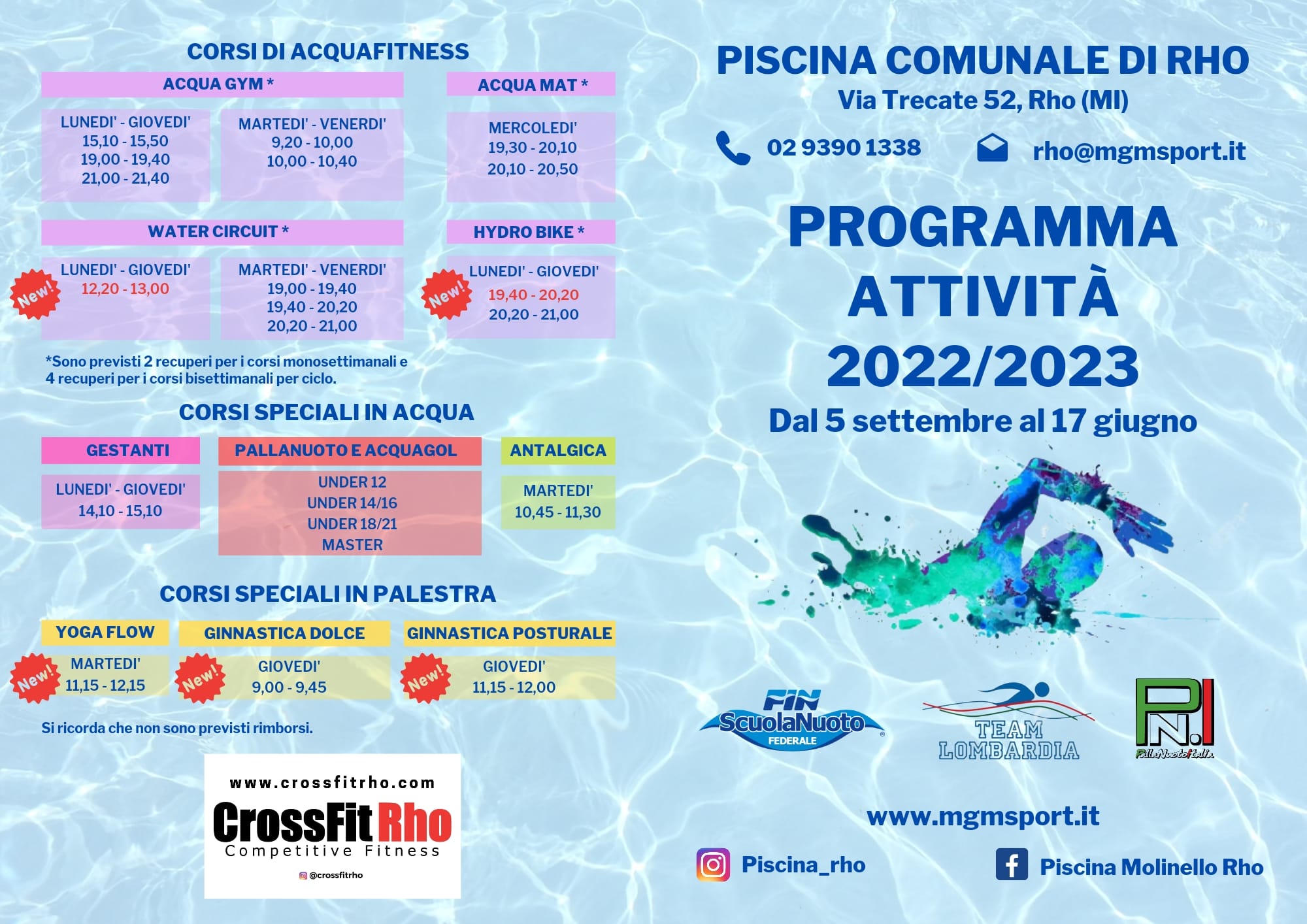 Piscina Molinello Rho added a new... - Piscina Molinello Rho