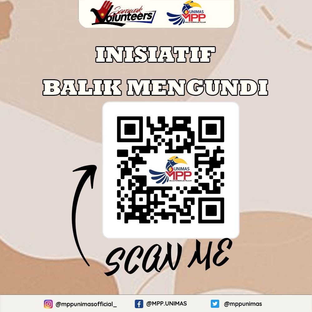 Majlis - [INISIATIF BALIK MENGUNDI MPP UNIMAS DAN SARAWAK VOLUNTEERS ...