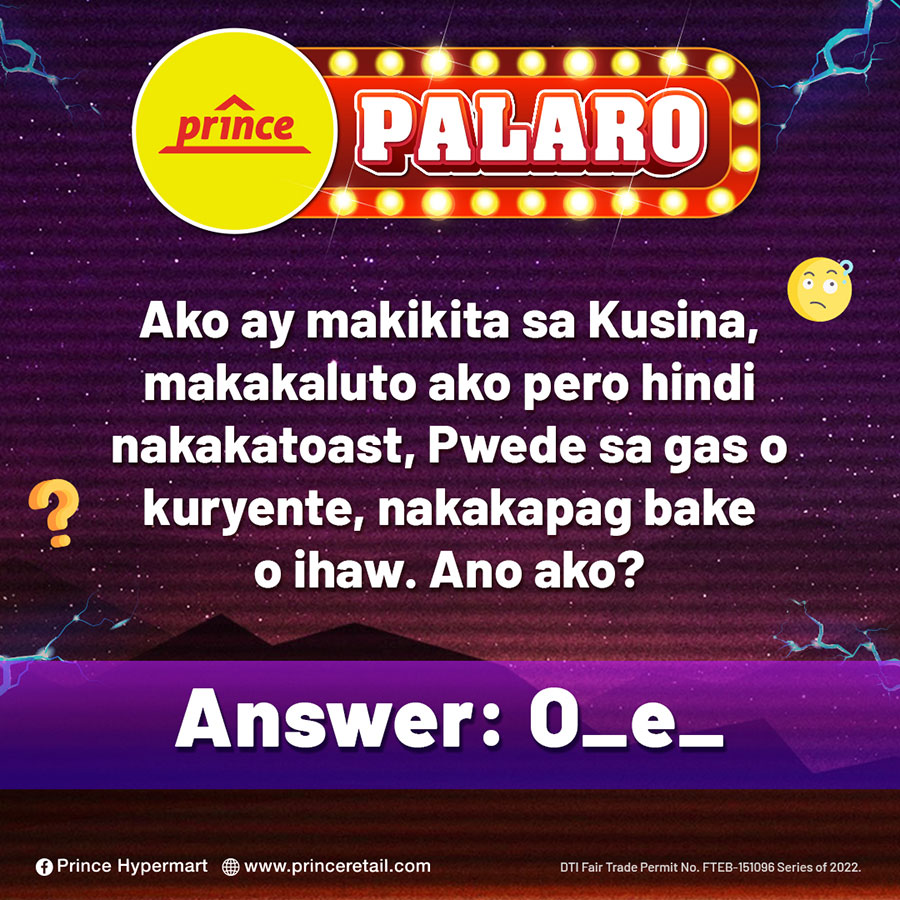 Prince Hypermart - Riddle Me, Riddle You Alert Hello Riddle #5 😵‍💫 🎯 ...