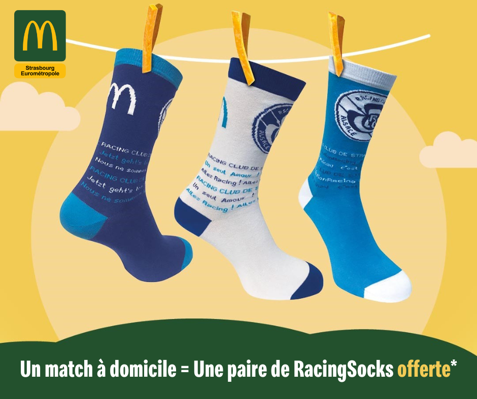 💥 RACINGSOCKS BY... - McDonald's Strasbourg - Eurométropole