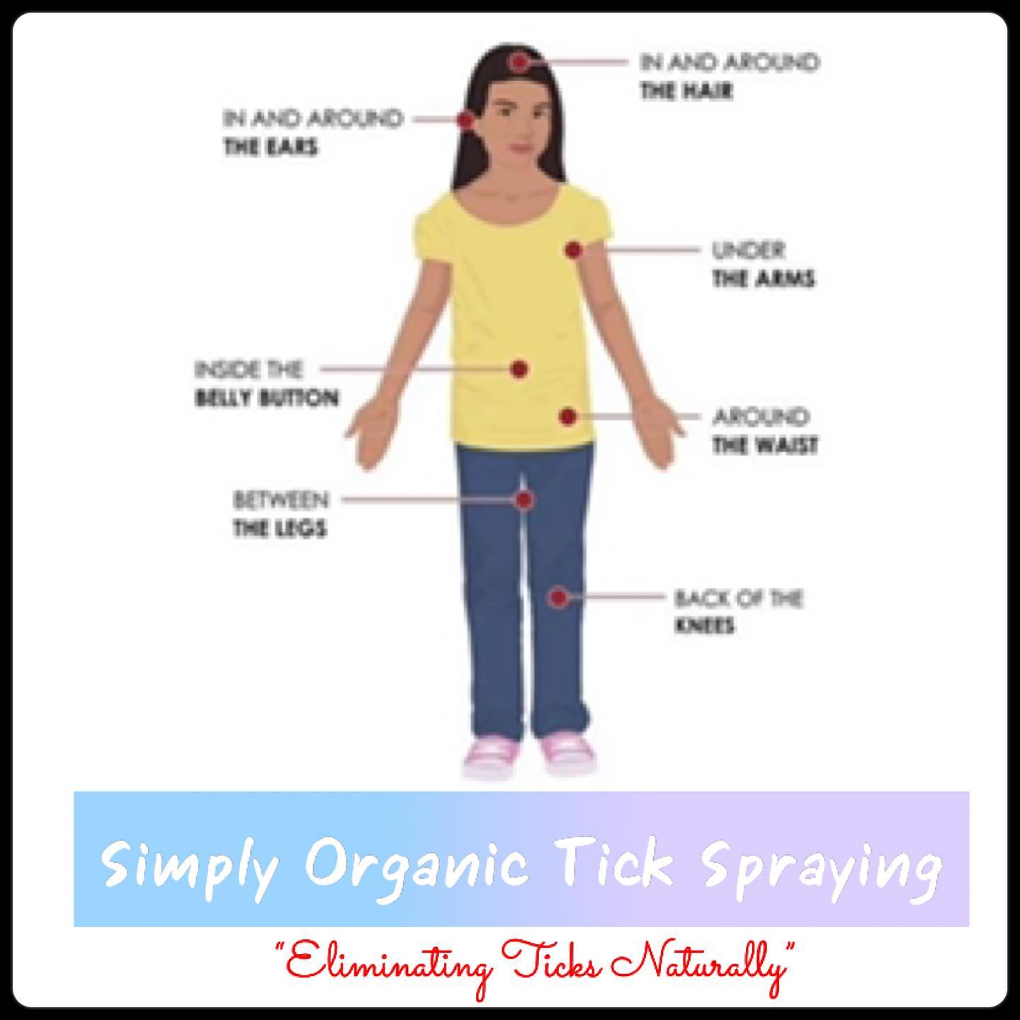 Simply Organic Tick Spraying - “Target areas” to check if you think you ...