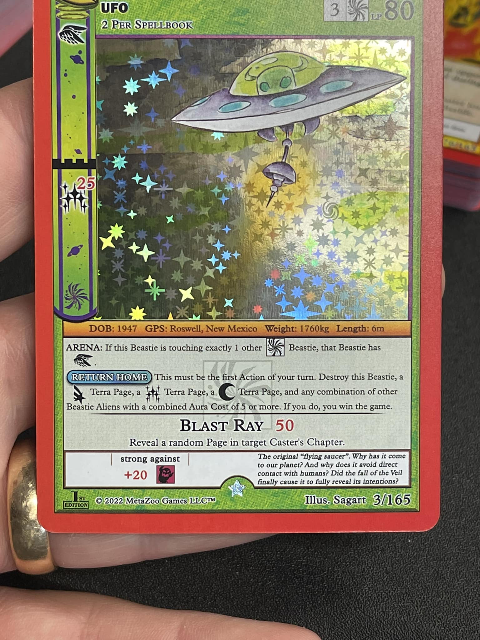 metazoo ufo rare cards Blind Box Display 1 Pin Box Cryptid Nation is a cryptid 4 Sealed Booster Pack Art