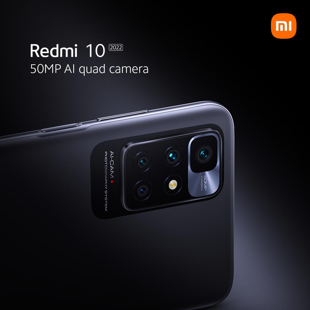 With our Redmi's first 50MP quad camera on the #Redmi10Prime, you