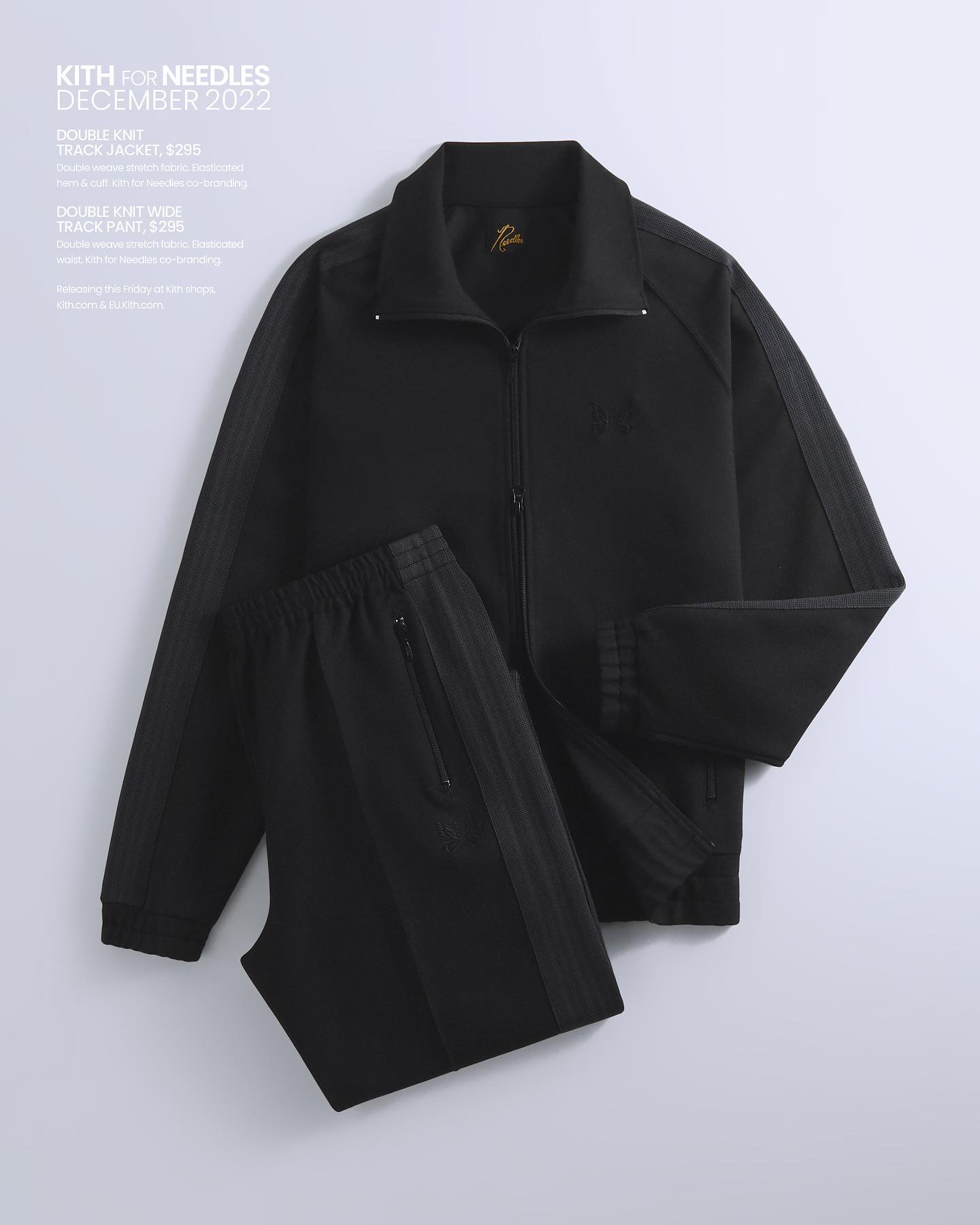 トップス KITH Needles Double Knit Track Jacket Kith for Needles. We worked with the Japanese brand on a capsule