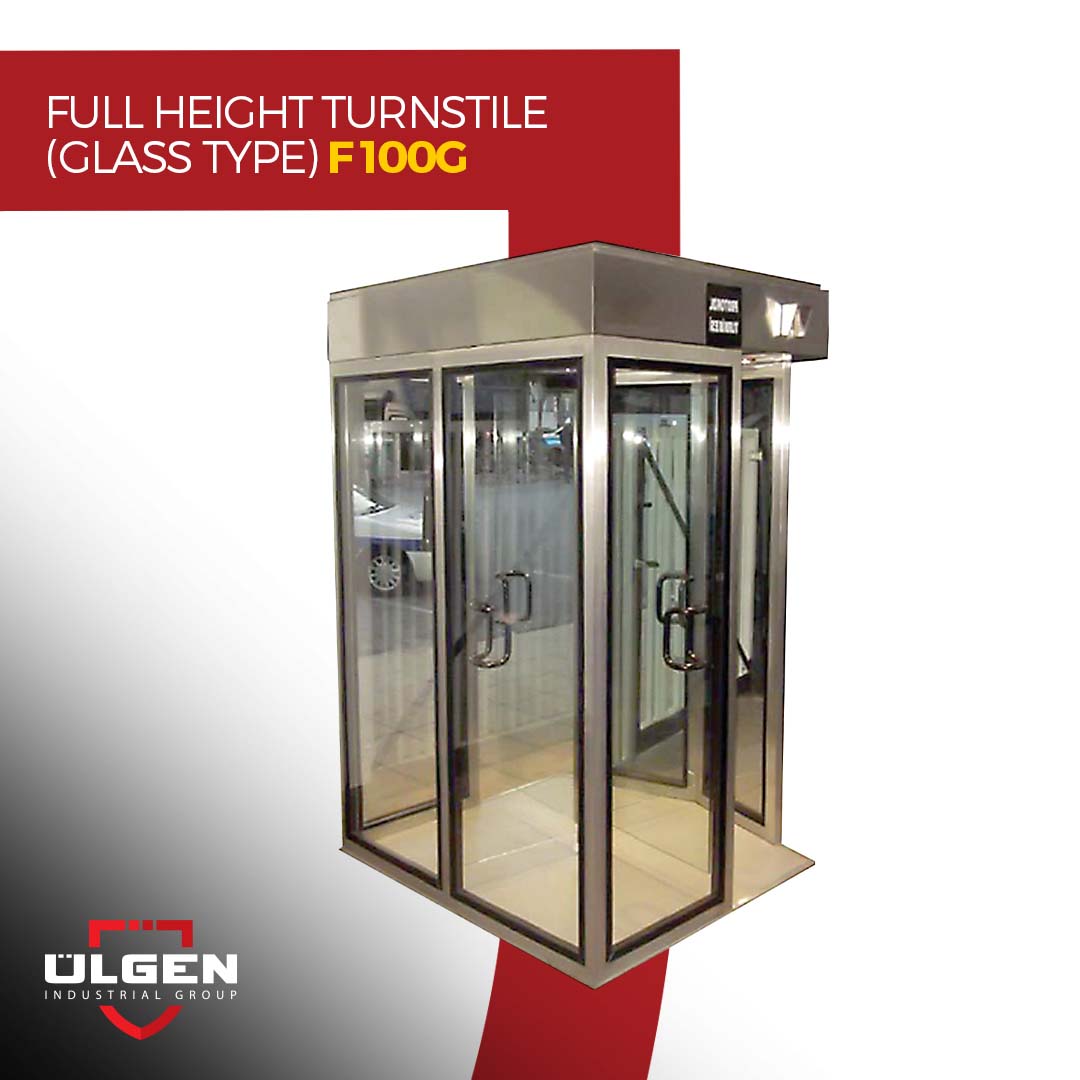 Ulgen - F100G series full height turnstiles, which are designed to ...