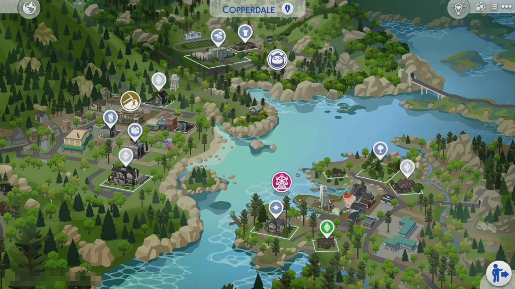 SimsWorld - 🔴 Trapelata la presunta mappa di Copperdale,... | Facebook
