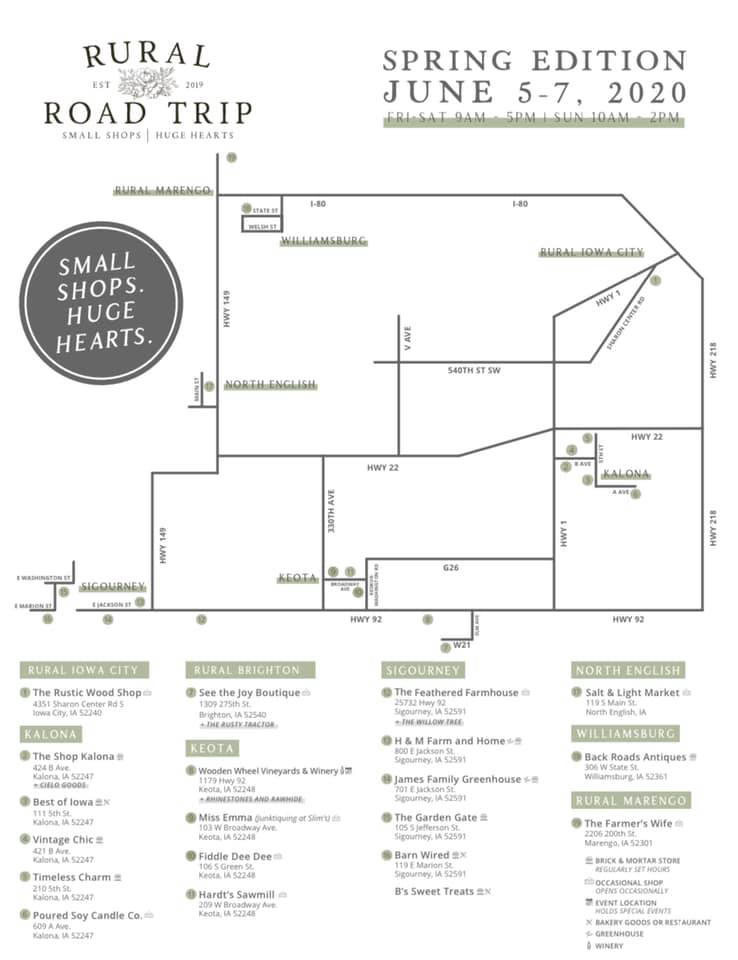 Rural Road Trip - The map!!! A big thank you to Matted... | Facebook