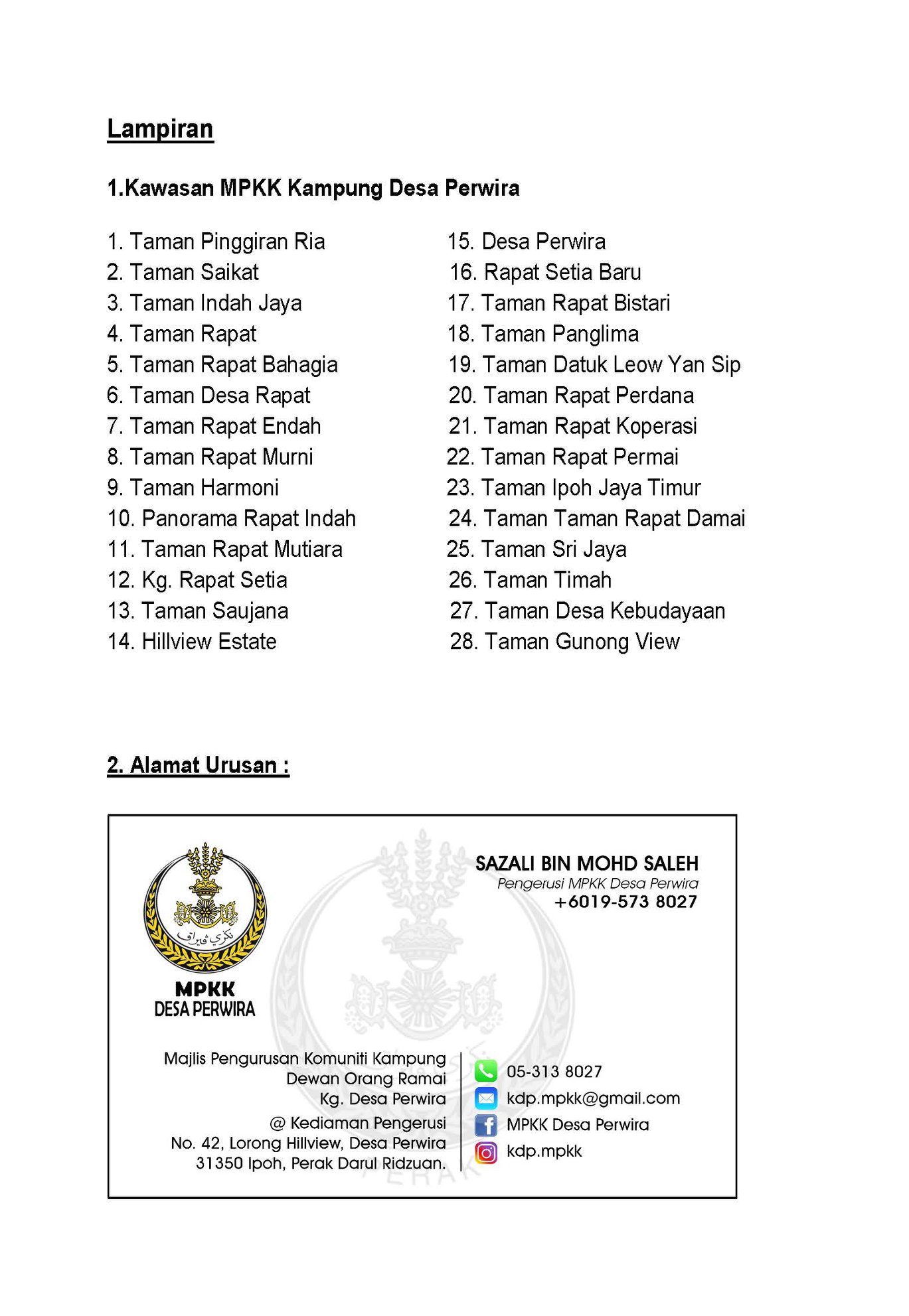 Mpkk Desa Perwira Photos Facebook