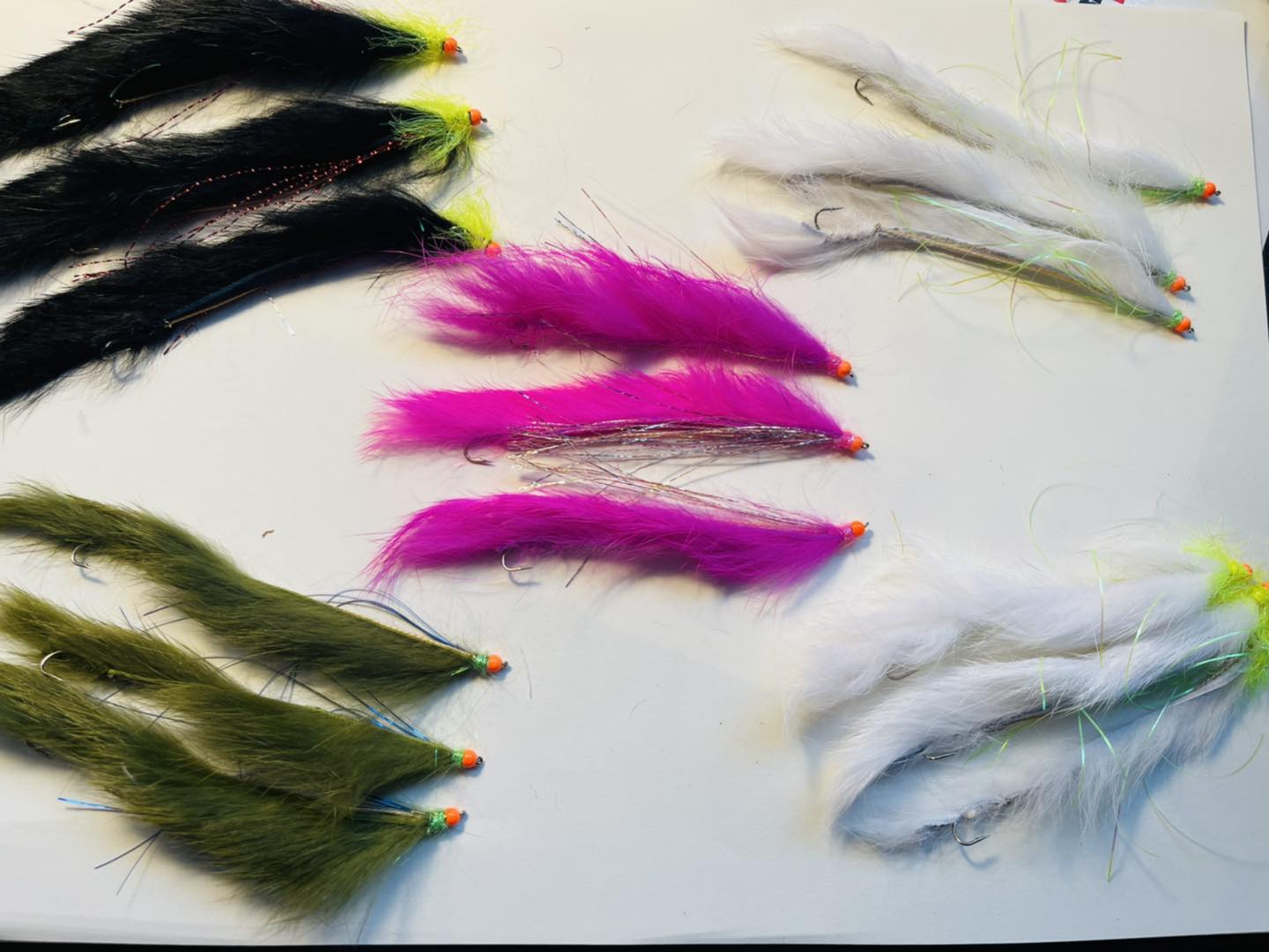 Franks flies - The 4 inch snake selection 15 mixed...