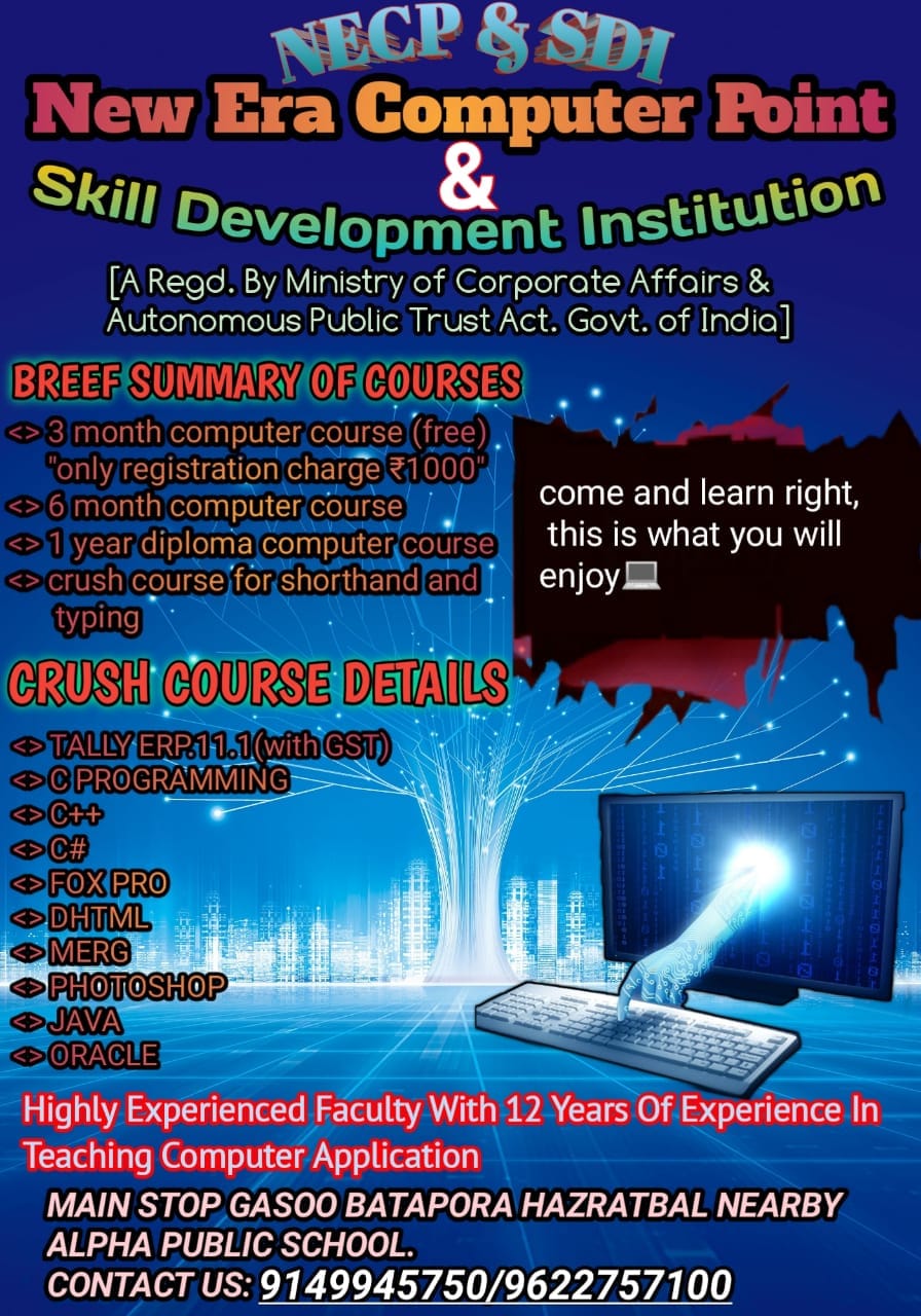 New Era computer point & Skill Development Institute