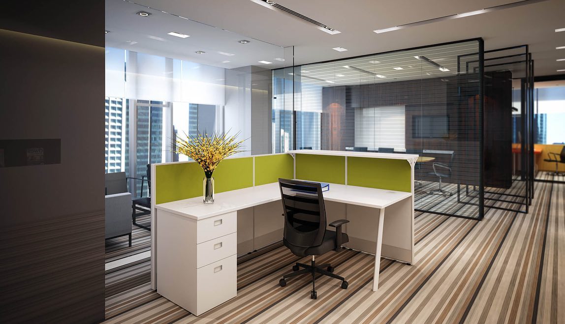 Leadex_official - 🤓 The office screen/partition design is... | Facebook
