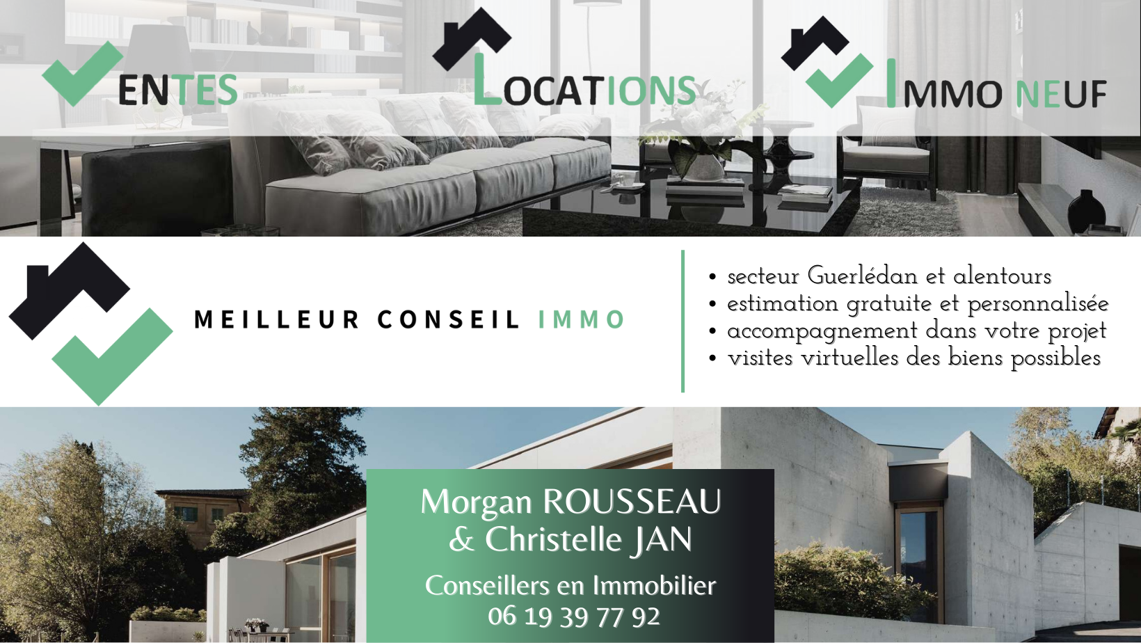Morgan Rousseau et Christelle Jan - Agents Commerciaux en Immobilier ...