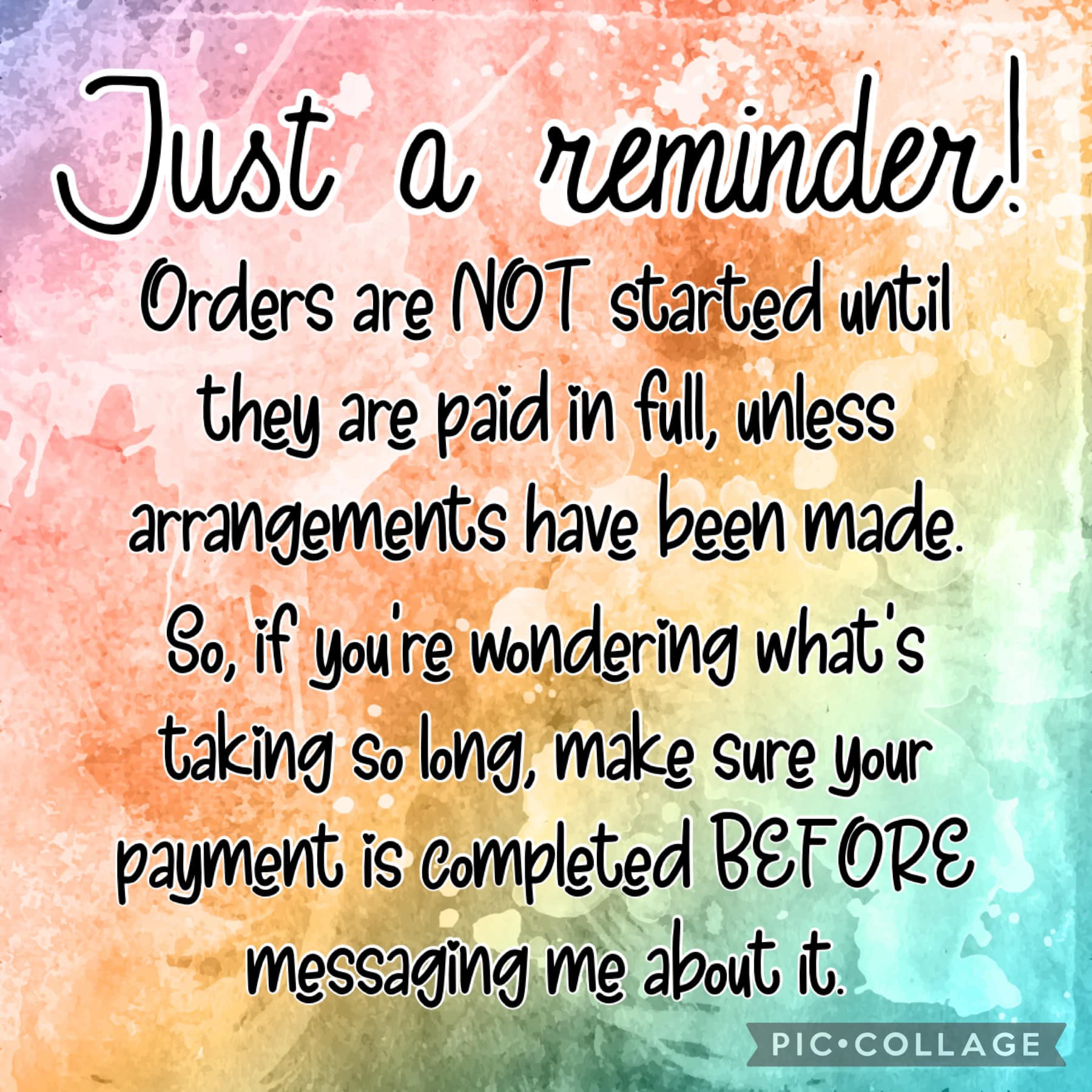 Shed - ‼️I’ve had some unsavory messages about orders that are “taking ...