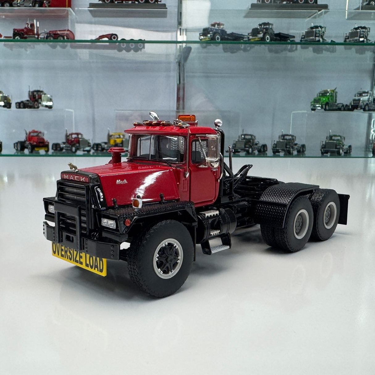 The classic Mack RD800 in red over... - Heavy Haul Replicas | Facebook