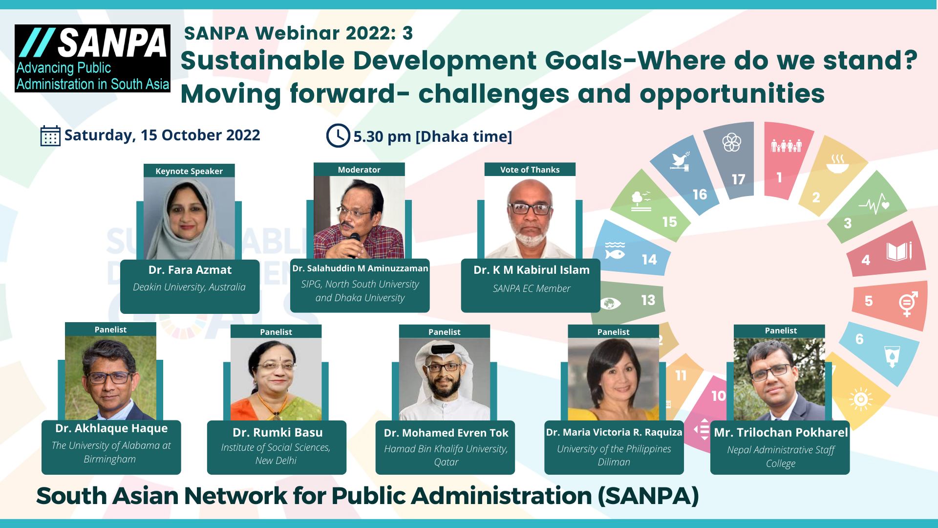 SANPA webinar on 