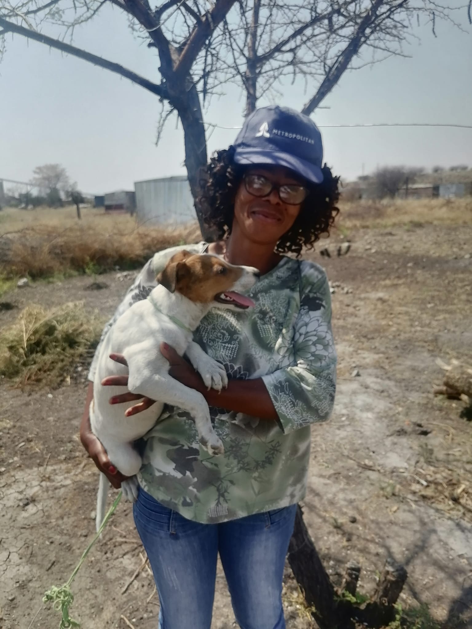 SPCA Rustenburg - This lady loves her J. R so very much...