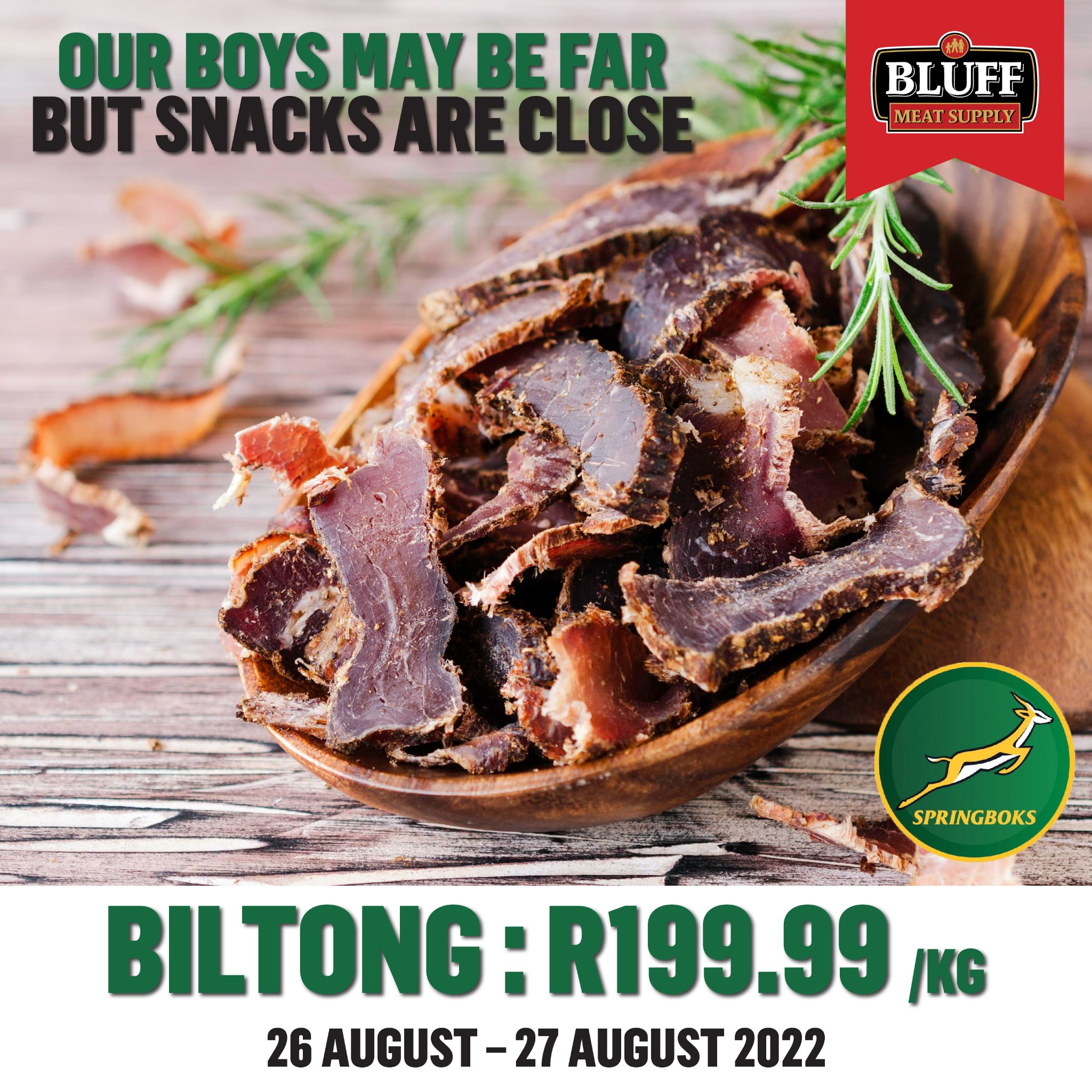 Get ready for the Rugby Championship... - Bluff Meat Supply