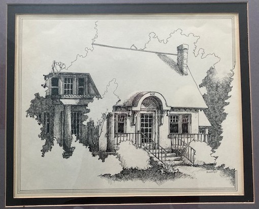 Pen and Ink Drawings | Grandparent's house random rollerball pen on ...