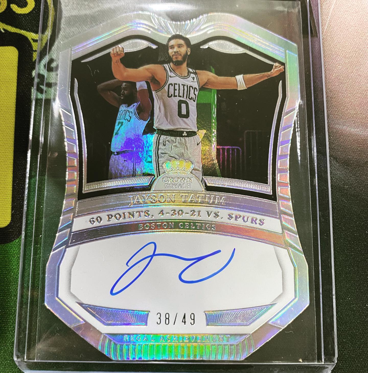 Sportscard - Jayson Tatum auto from Crown Royale #whodoyoucollect 