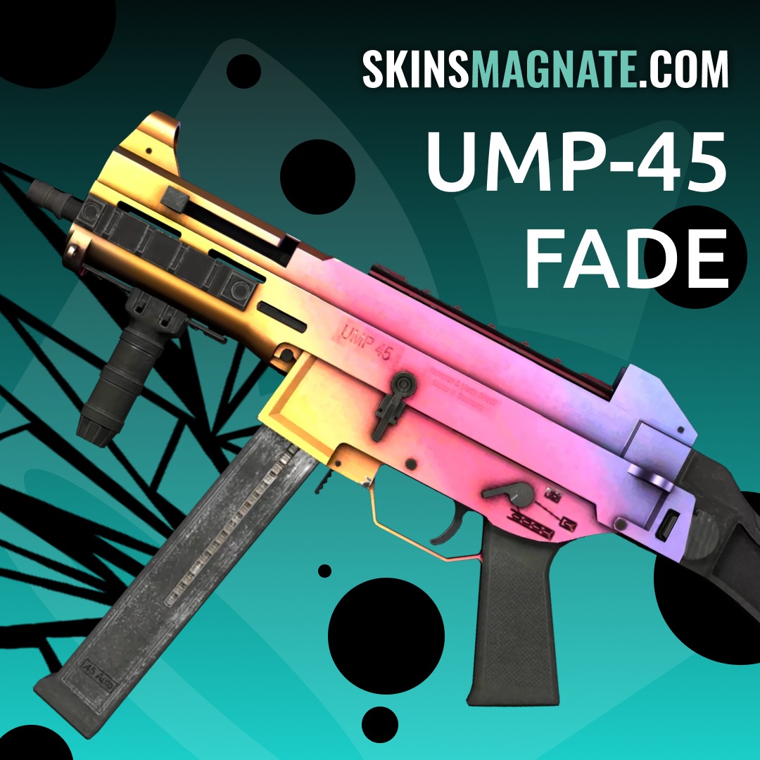 Skinsmagnate - 🌈🔫 Discover the allure of the UMP-45 | Fade, the often ...