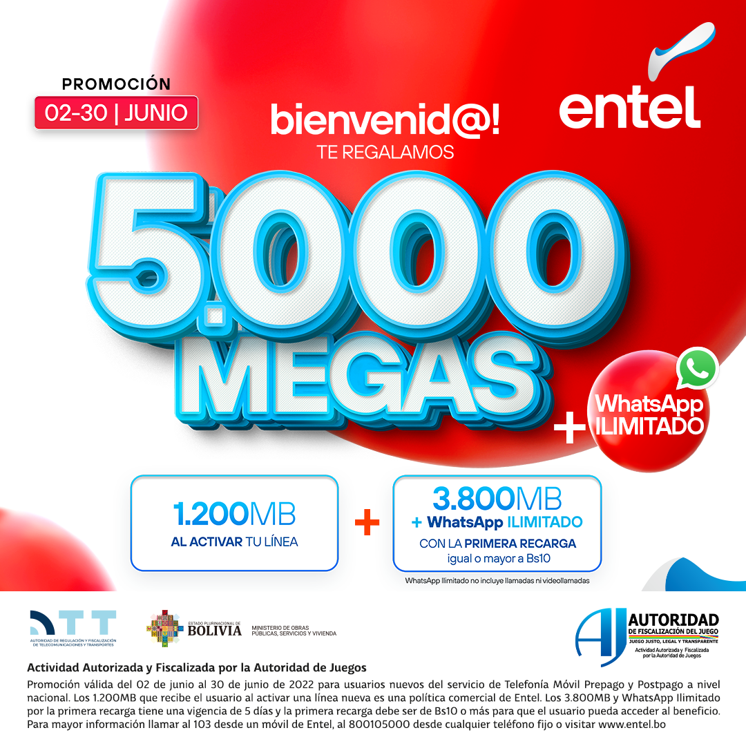Entel Bolivia - 📲 Activa tu línea Entel y te regalamos... | Facebook