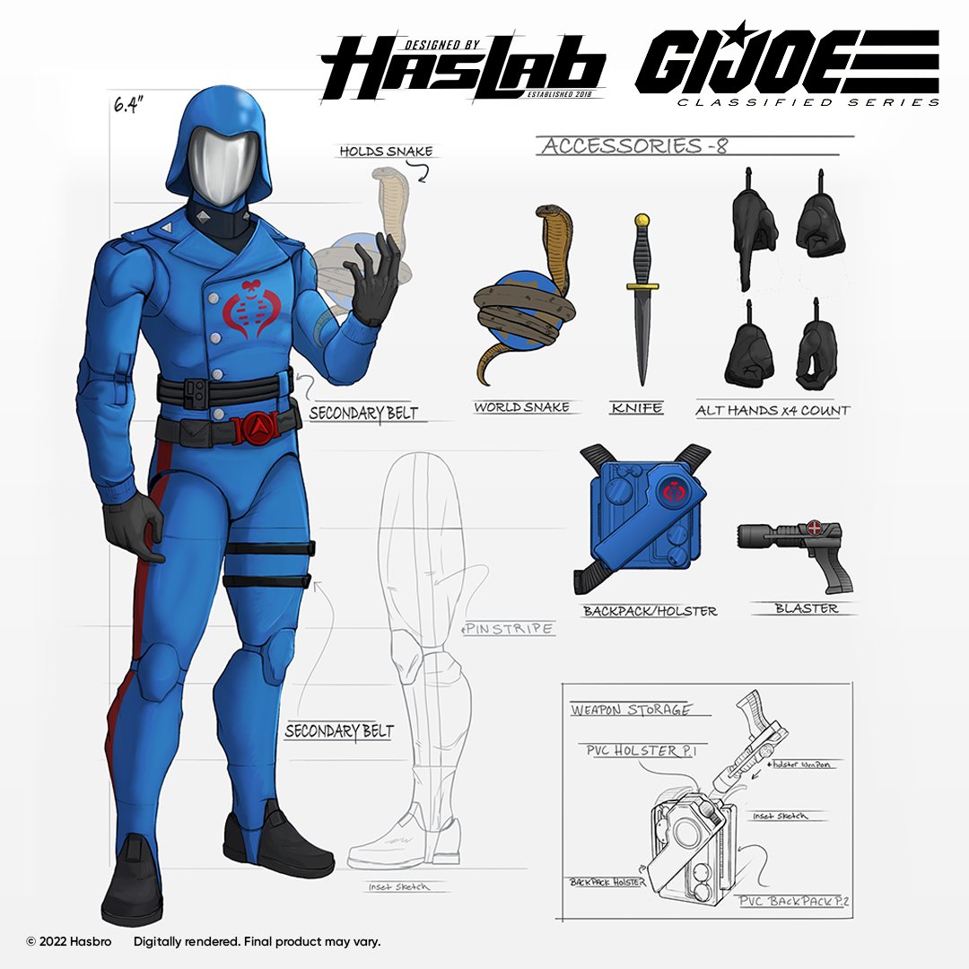 Revealed at #SDCC, the G.I. Joe Classified Series Cobra H.I.S.S.