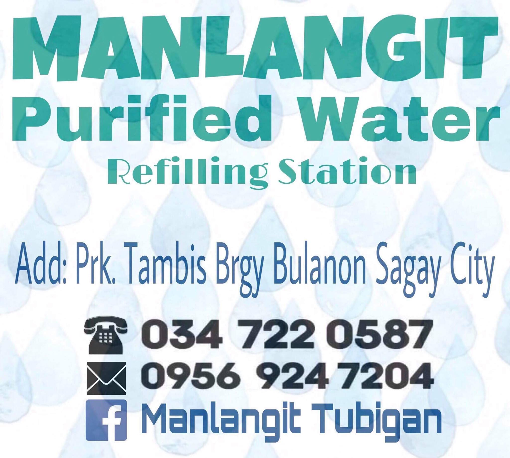 Manlangit Purified Water Refilling Station | Sagay City