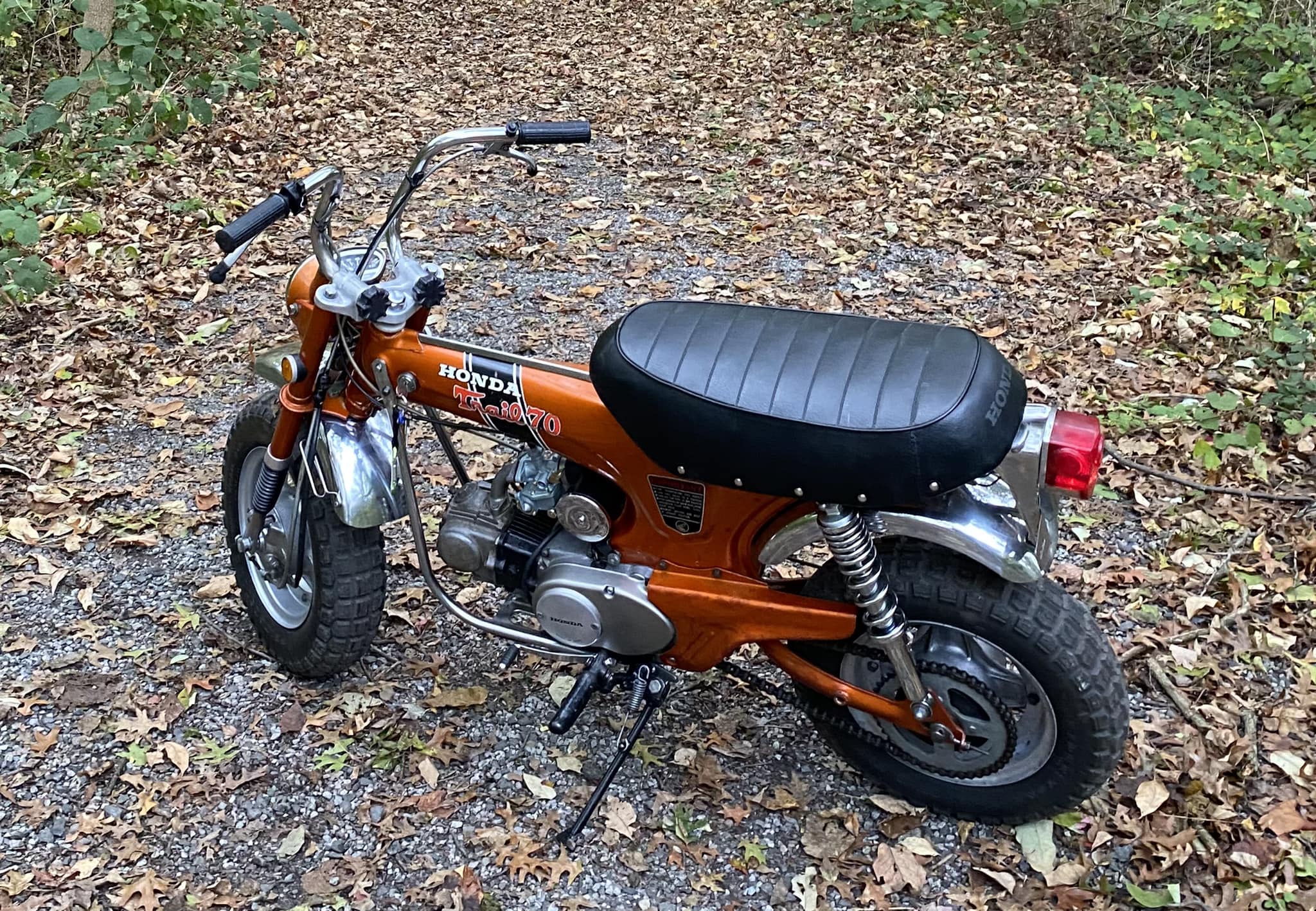 Honda CT-70 bike custom painting