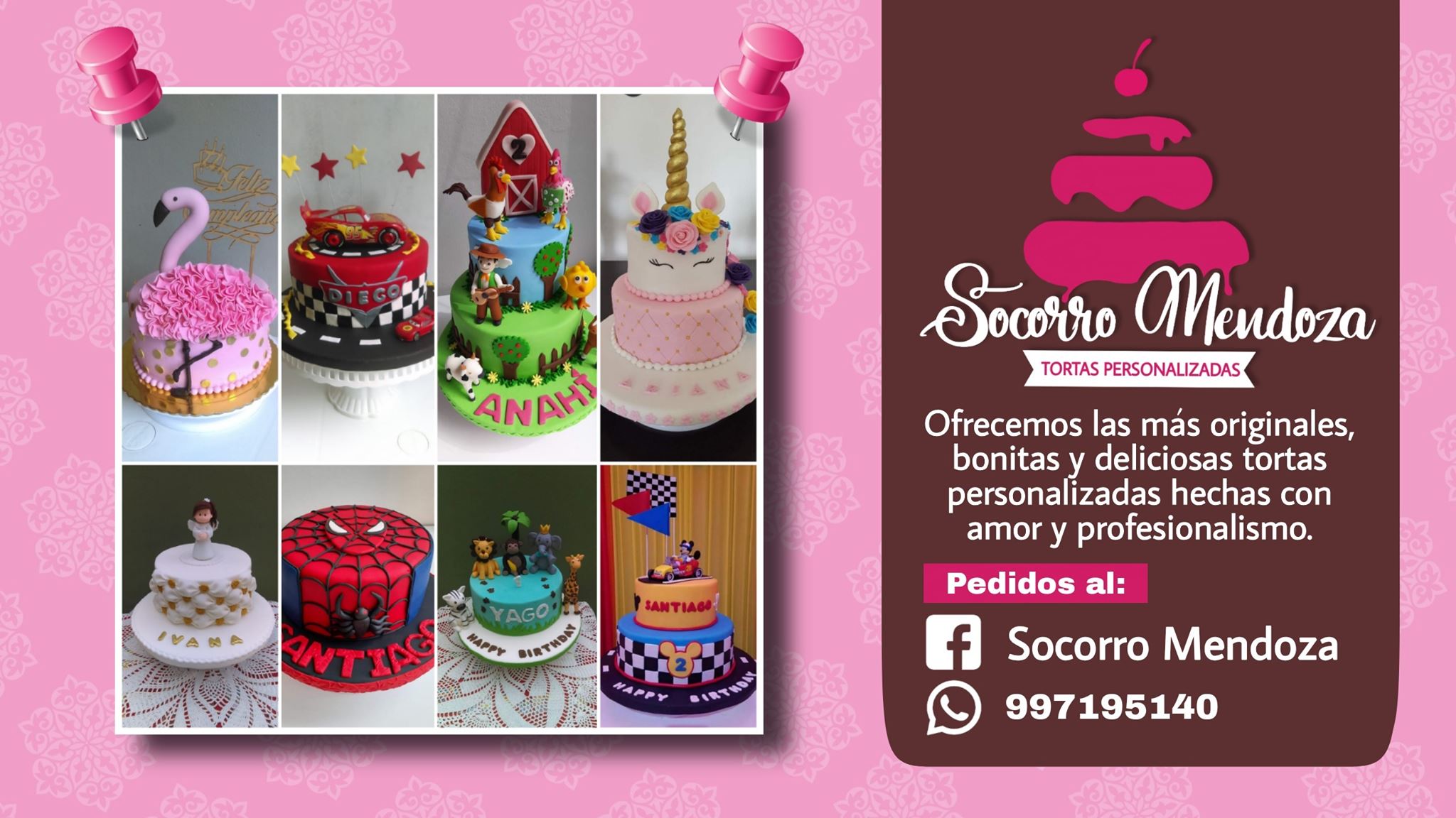 Tortas Personalizadas - Socorro Mendoza | Lima