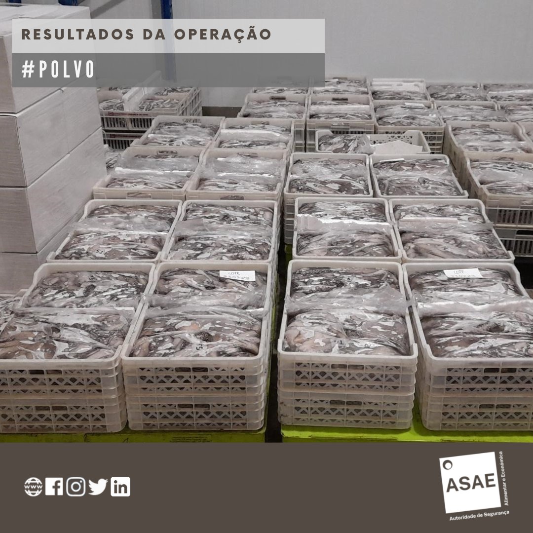 ASAE - ⚠🚨 ASAE apreende 8,5 toneladas de Polvo A Autoridade de ...