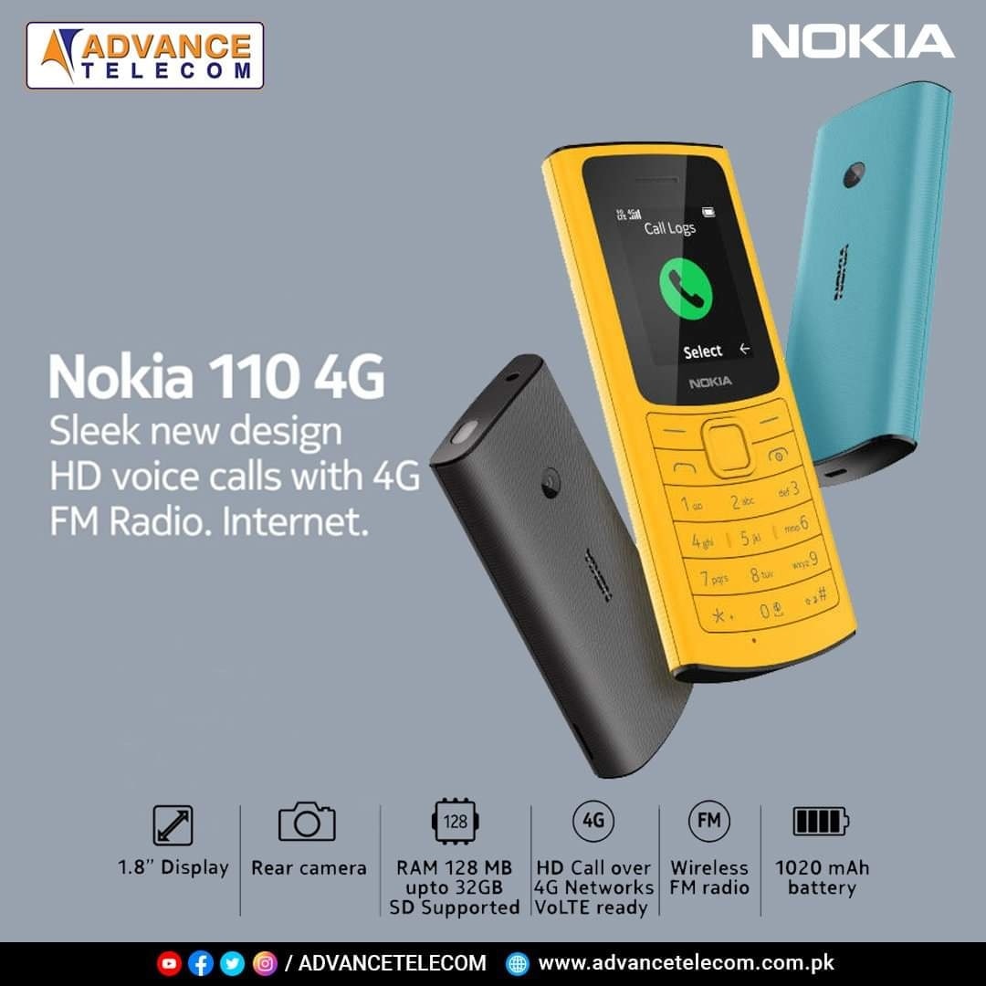 Advance Telecom - All new Nokia 110 4G phone with fun new... | Facebook