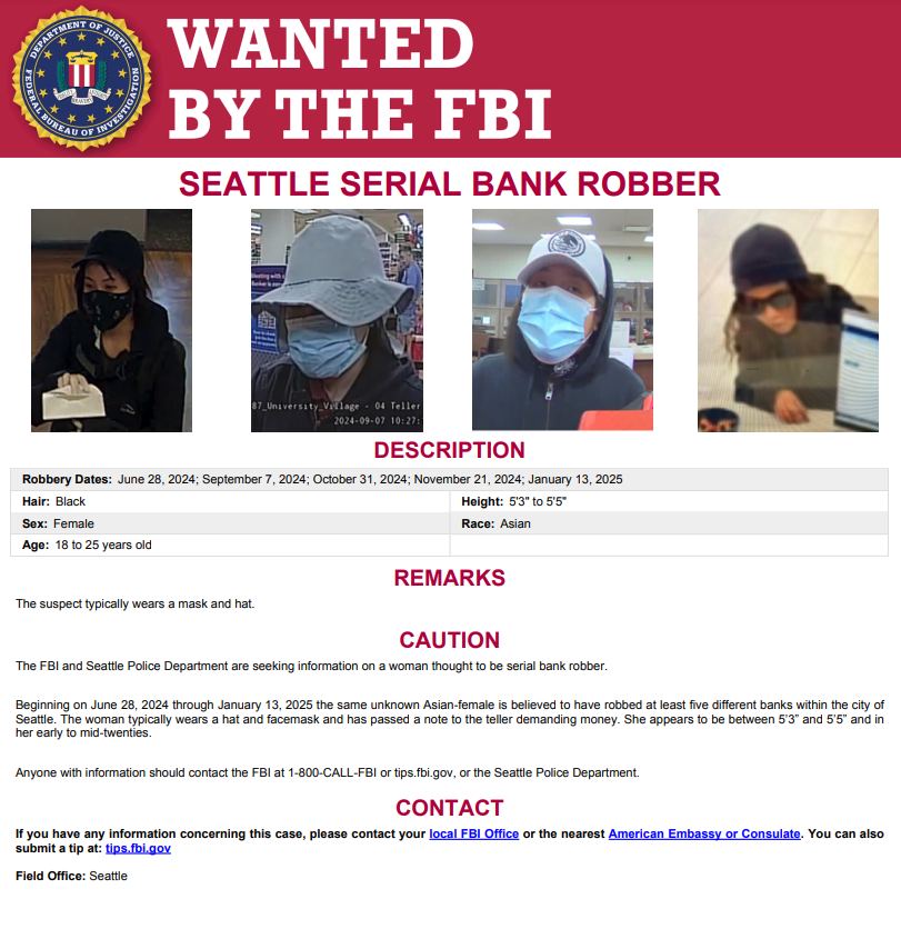 FBI - Help the #FBI and Seattle Police Department identify a serial ...