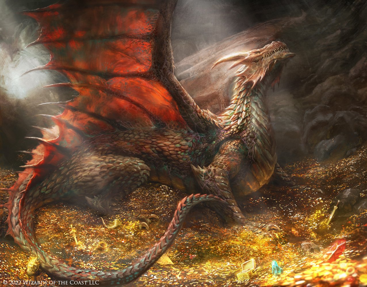 mtg ancient copper dragon final fantasy of Mount Gulg Flying Whenever Ancient Copper Dragon deals combat damage to a player Surprise Final Fantasy Bonus Sheet