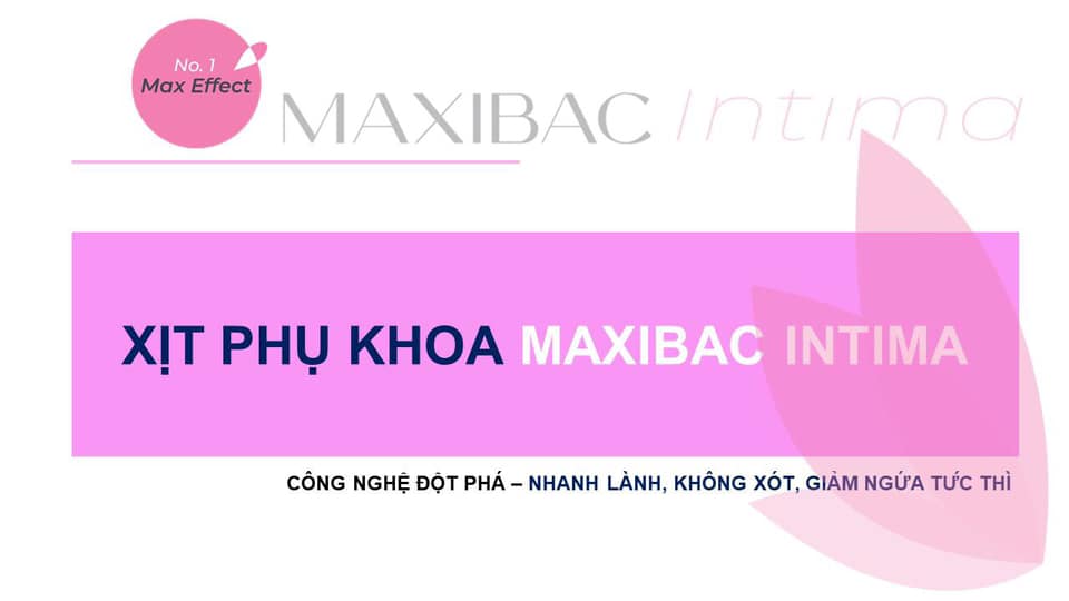 Xịt Phụ Khoa Maxibac Intima Cao Cấp