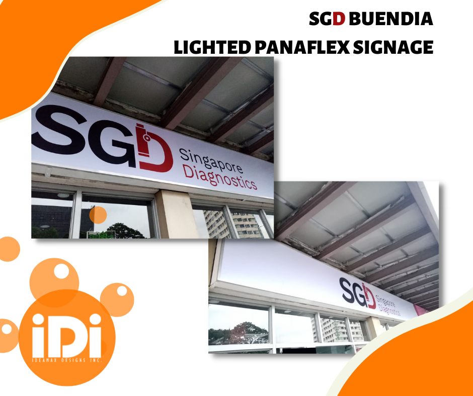 Ideamax - Lighted Panaflex signage for SGD Buendia fabricated and ...