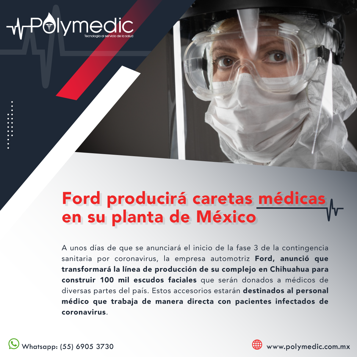 Polymedic - El complejo industrial tiene pensado producir...