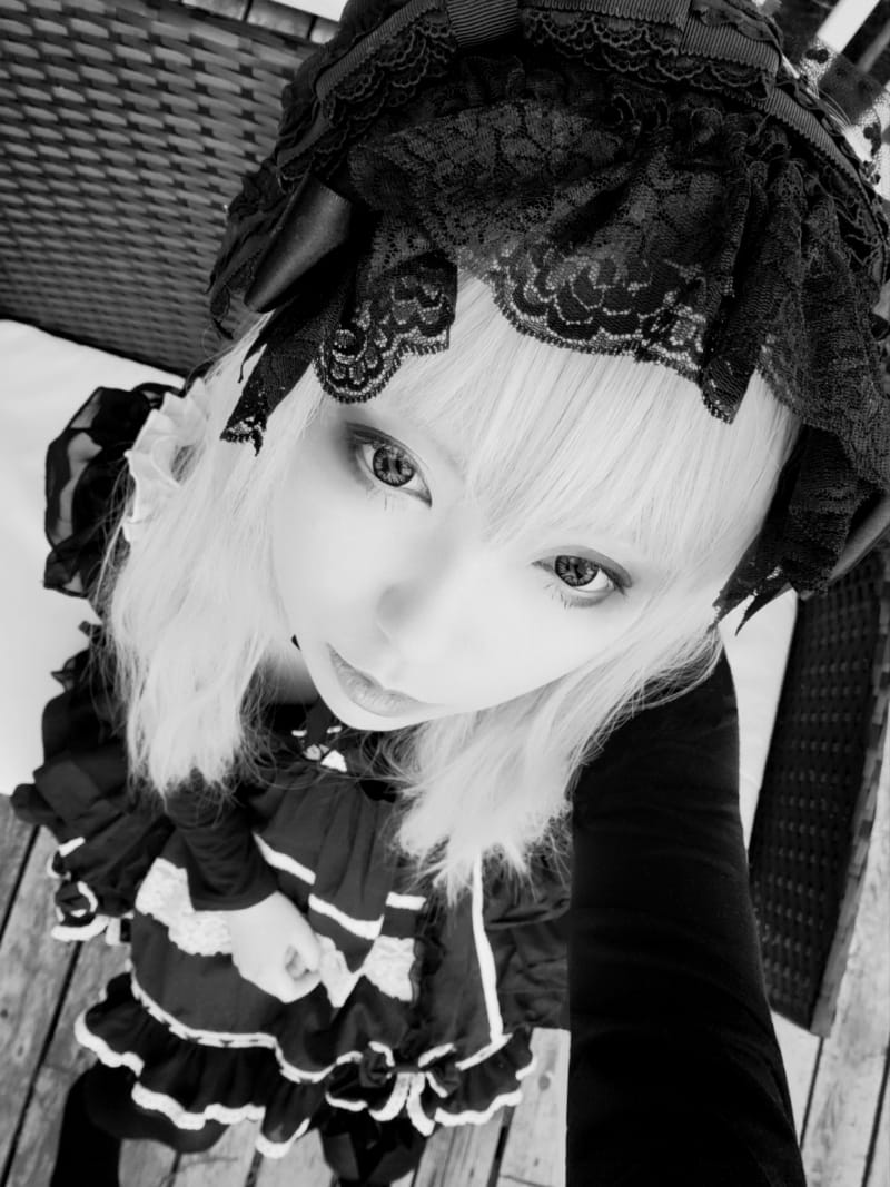 ♡♤ #moonkana #kana #香奈 #moon香奈 #monochrome #gothiclolita