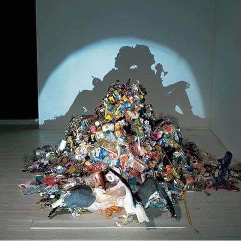 Amazing shadow art installation by Tim Noble and Sue Webster