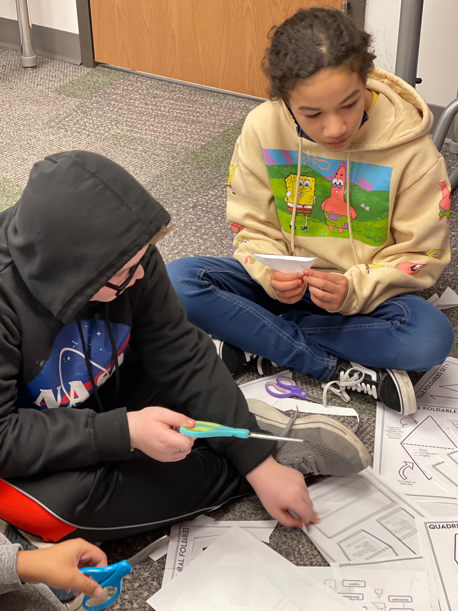 Students in Ms. Weber’s 5th... - Oaklandon Elementary School