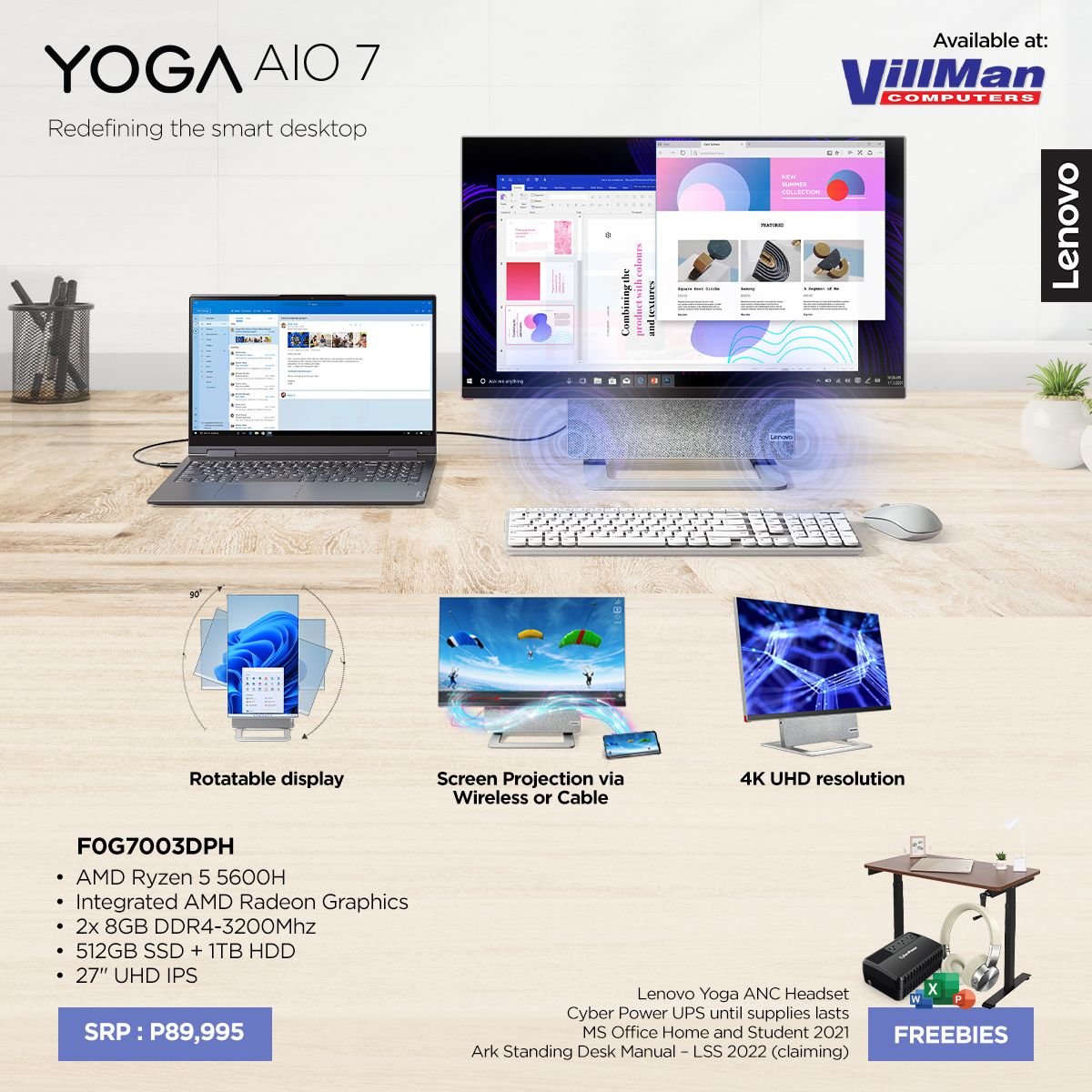 VillMan - Meet the Lenovo Yoga AIO 7, an all-in-one... | Facebook