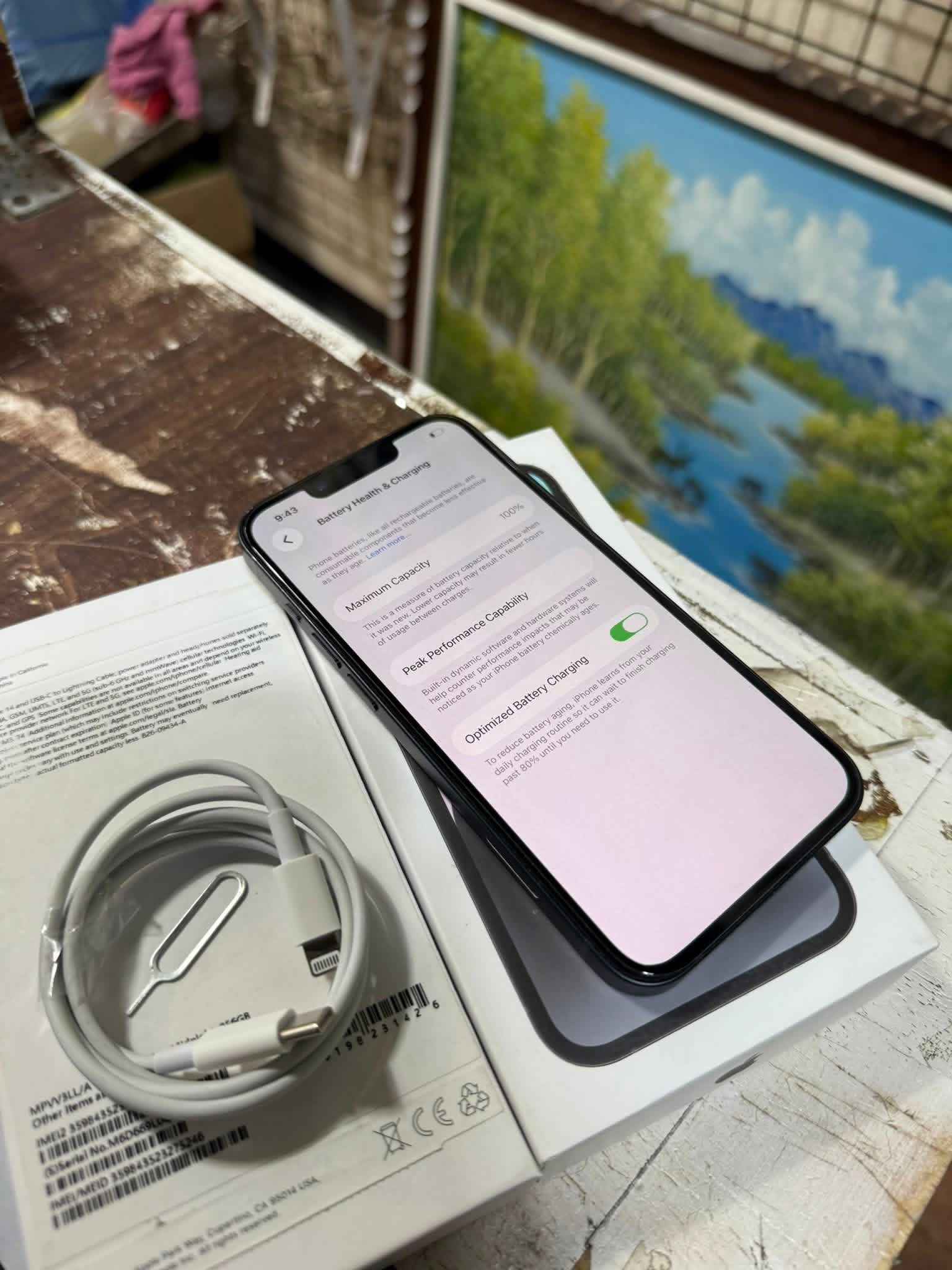 good as new iphone14 256gb all working no issue hamis openline 100 
