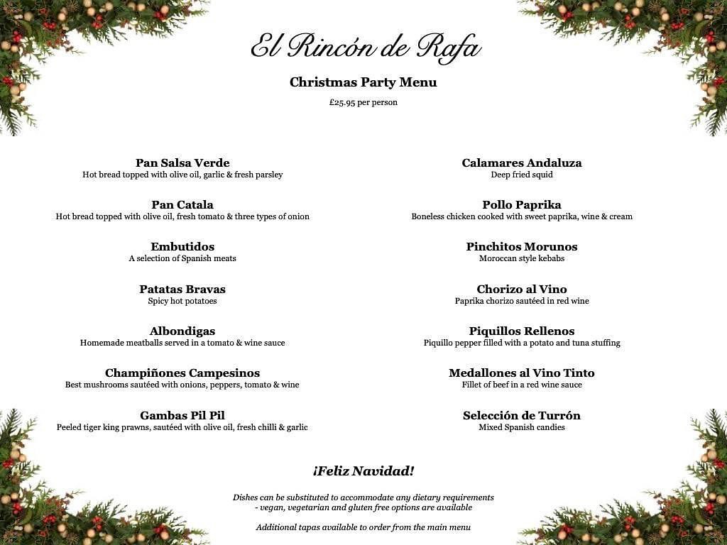 Introducing this year's... - El Rincon de Rafa Manchester