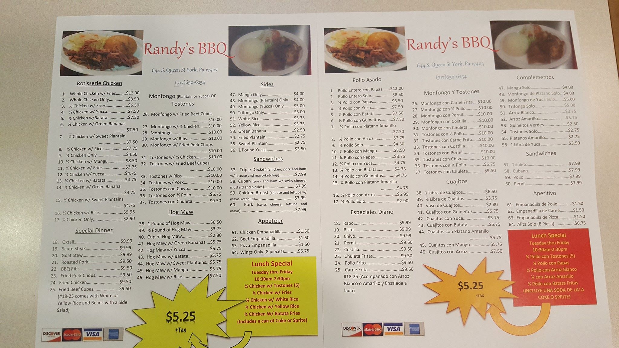 Randy's BBQ - Home