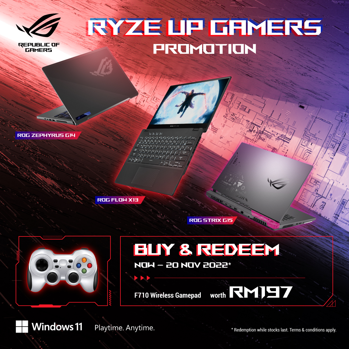 💥Ryze Up Gamers Promotion💥... - ASUS Republic of Gamers