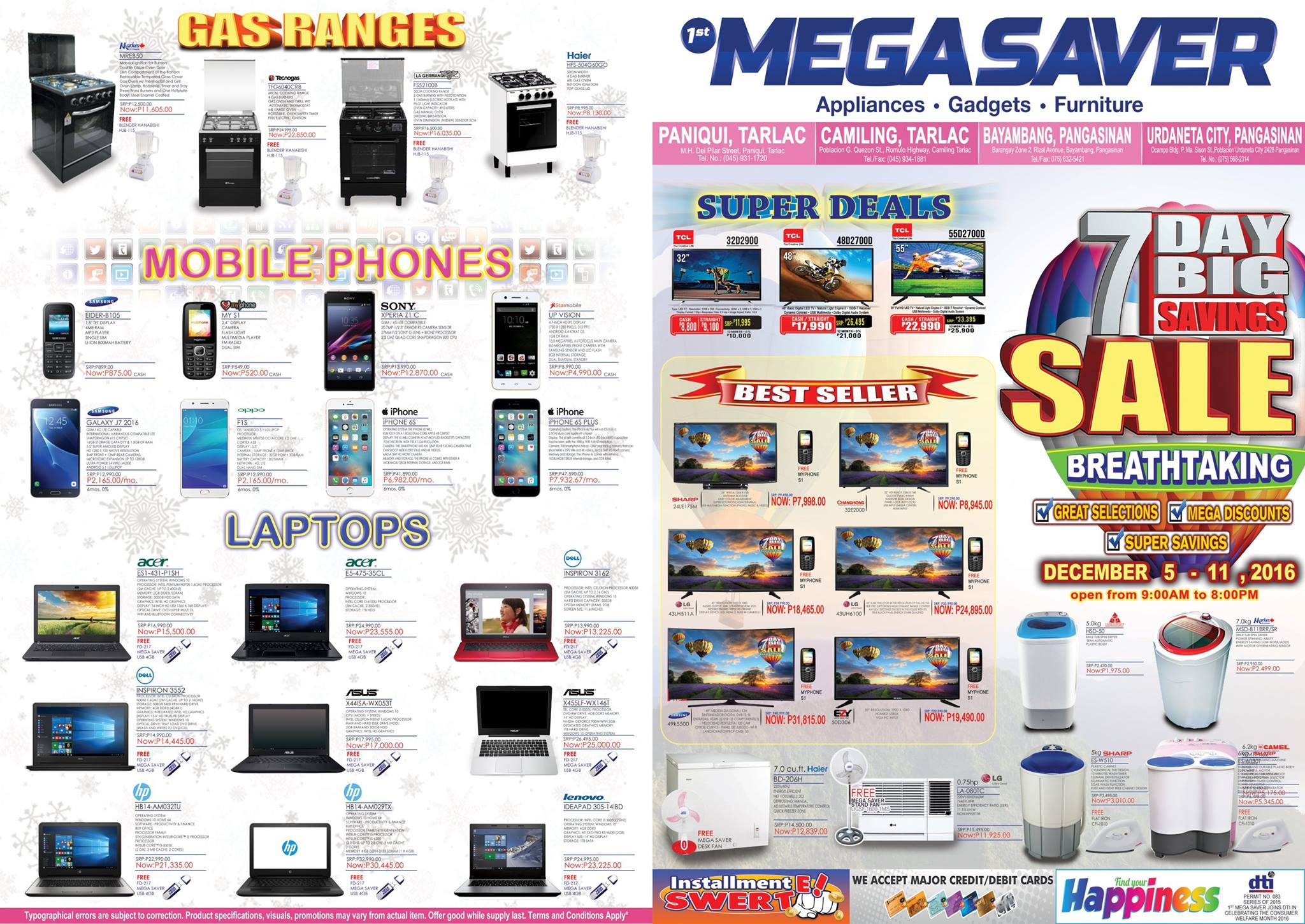 1st Megasaver Enjoy BIG BIG DISCOUNTS at 1st MEGA SAVER...