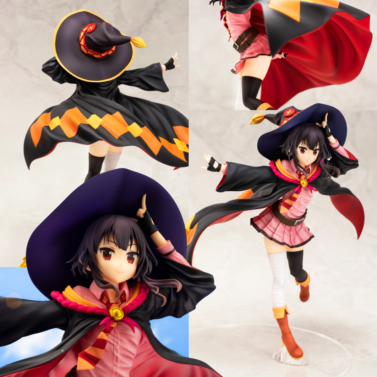 🔥 爆裂魔法是搞笑魔法 🔥 穿著紅魔學校制服，表現非常有活力的姿態呈現 🔥... - (模型格納庫)HobbyGarage